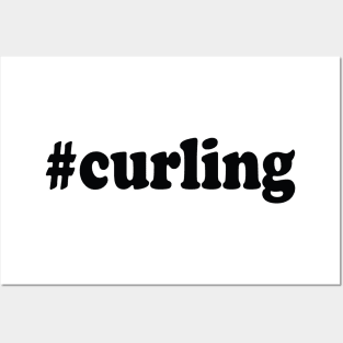 #curling Posters and Art